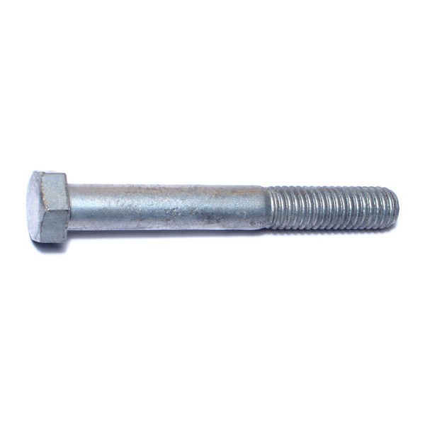 Midwest Fastener 3/8"-16 Hex Head Cap Screw, Hot Dipped Galvanized Steel, 3 in L, 5 PK 35144